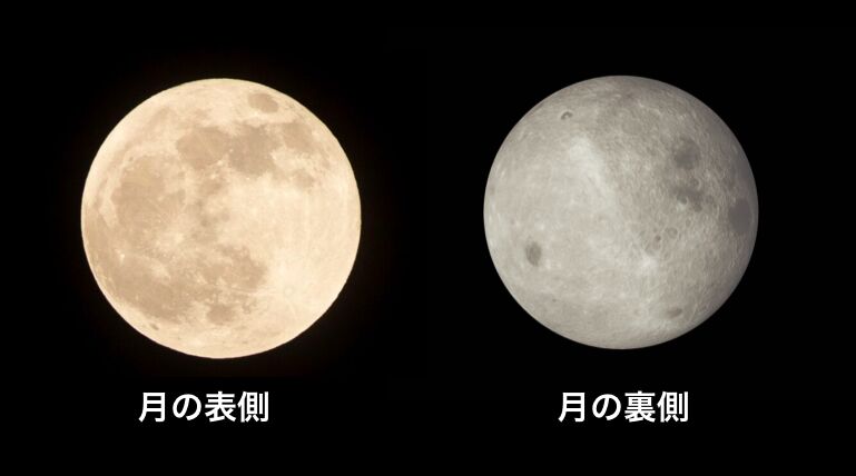 月の模様は世界でいろいろな解釈がある！でも見える模様は全く同じ|月の表側と裏側の違い